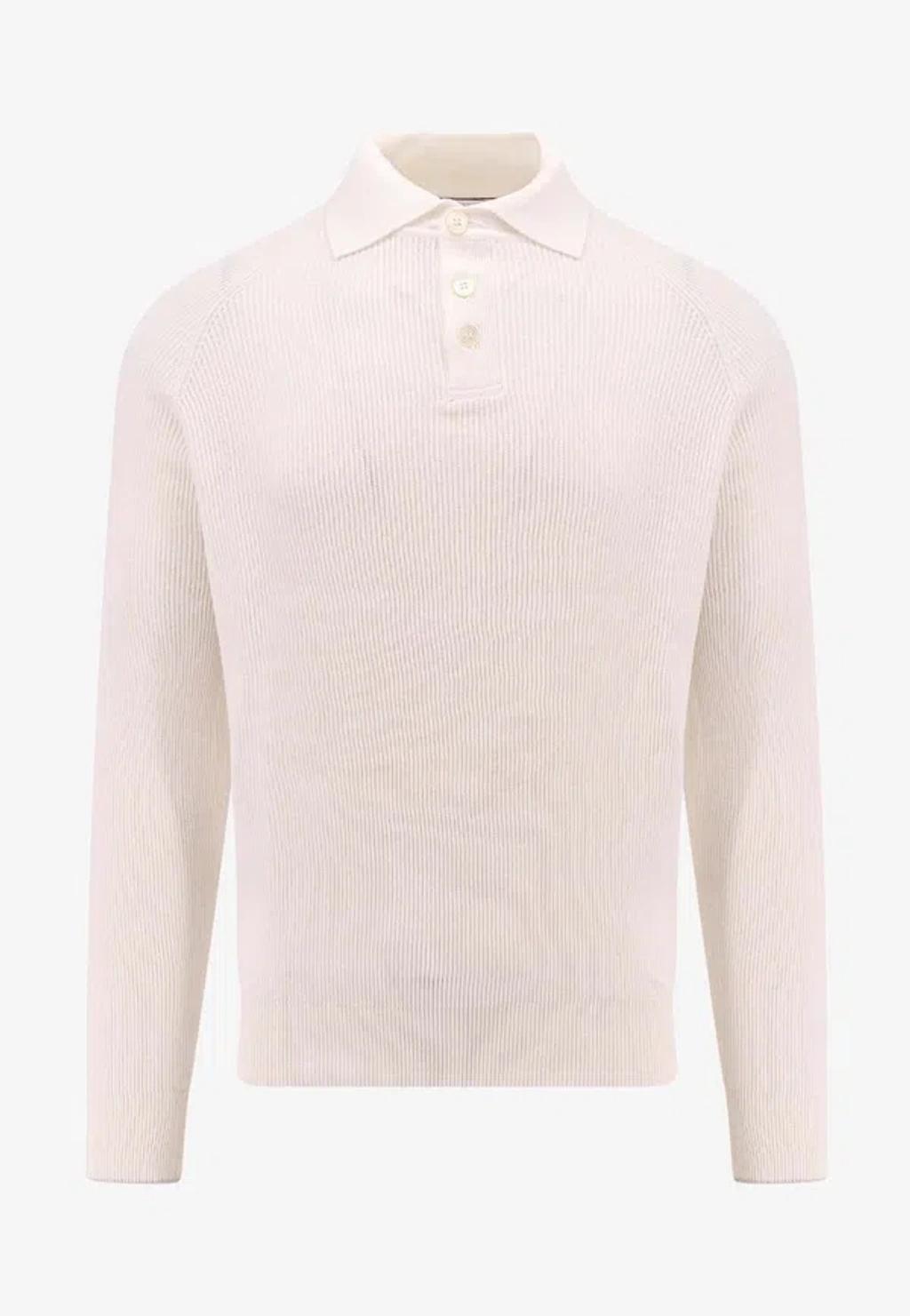 BRUNELLO CUCINELLI Sweater In White Product Image