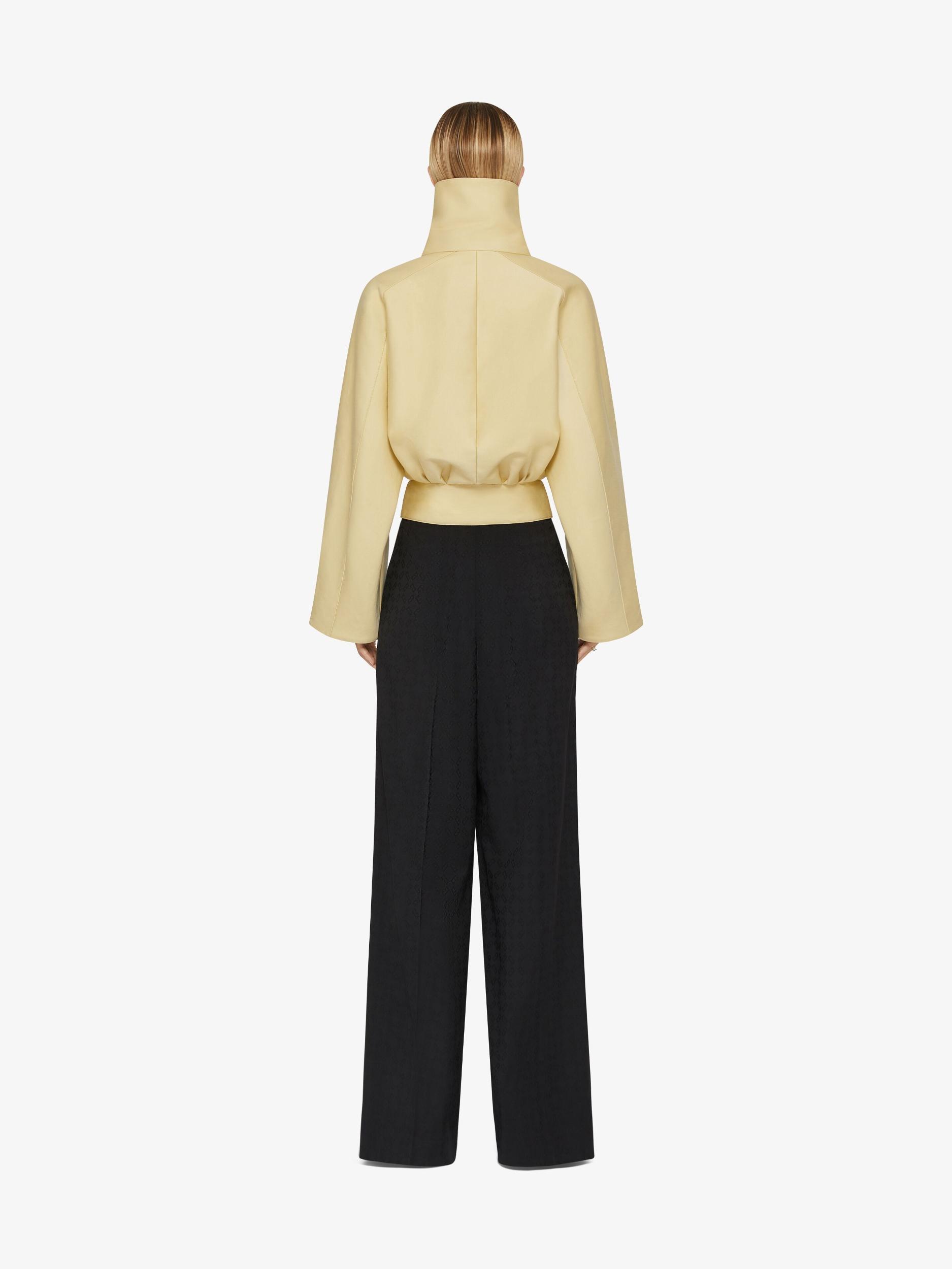 Jacket in cotton with adjustable collar Product Image