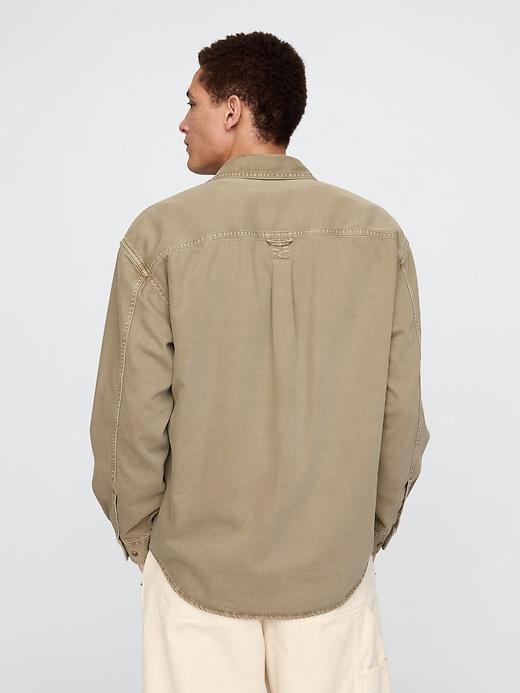 UltraSoft Denim Big Shirt Product Image