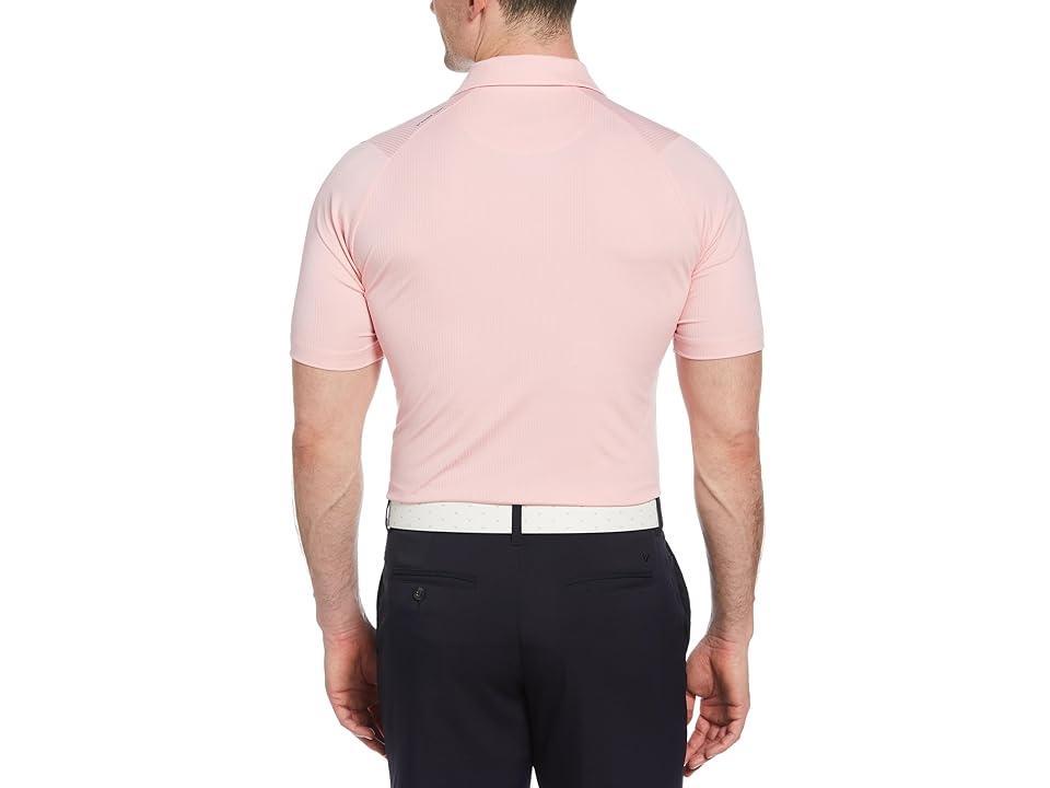Callaway Classic Jacquard Short Sleeve Polo (Candy ) Men's Clothing Product Image