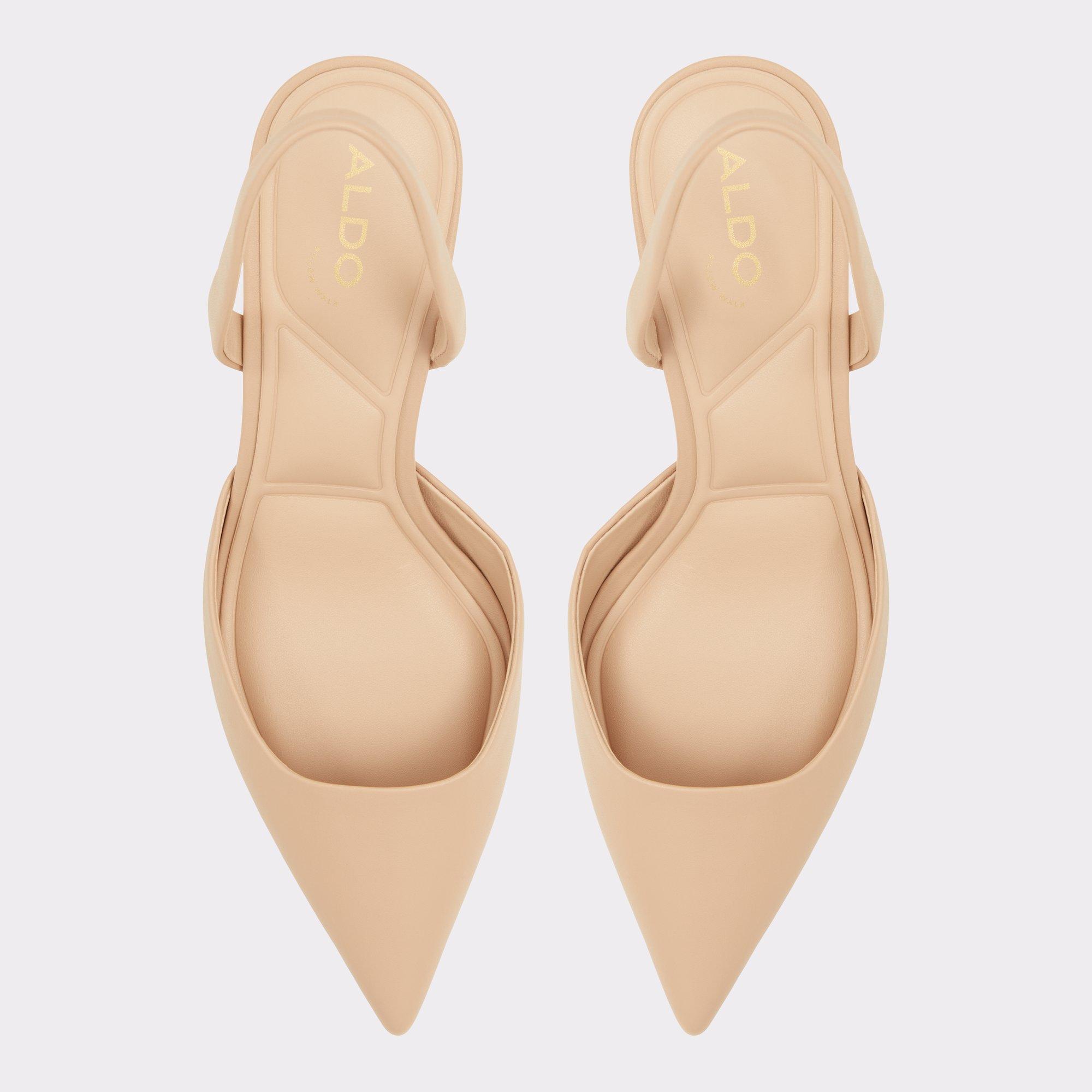 ALDO Gavedessi - Women's Slingback Collection - Beige, Size 7.5 Product Image