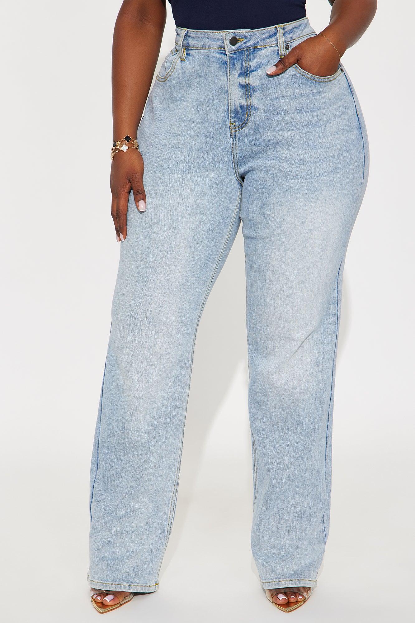 Tall Be Authentic Slouchy Stretch Straight Leg Jeans - Vintage Wash Product Image
