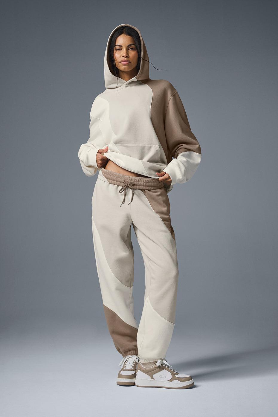 Make Waves Sweatpant - Ivory/Bone/Gravel Product Image