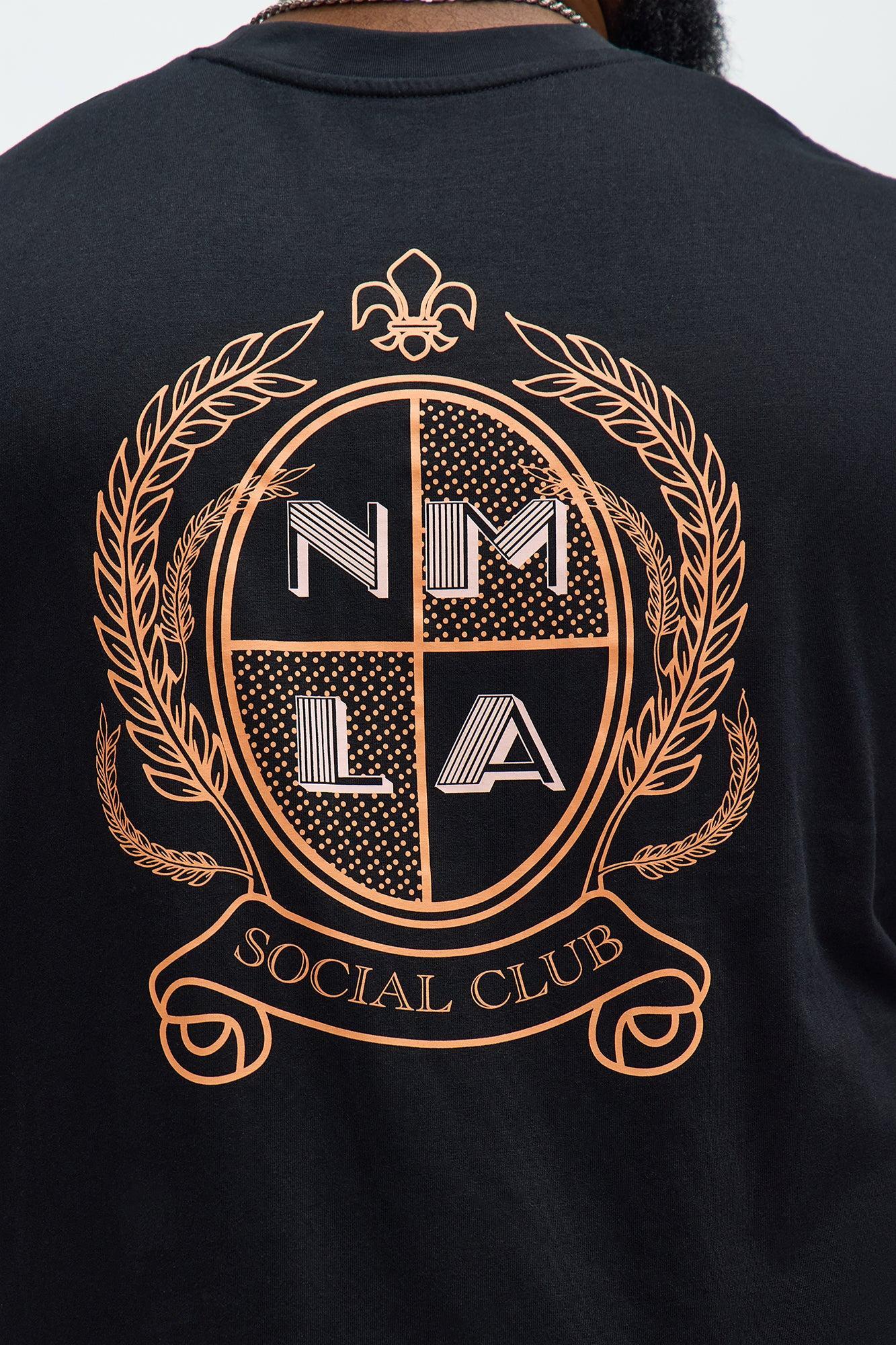 Chateau Embroidered Short Sleeve Tee - Black Product Image