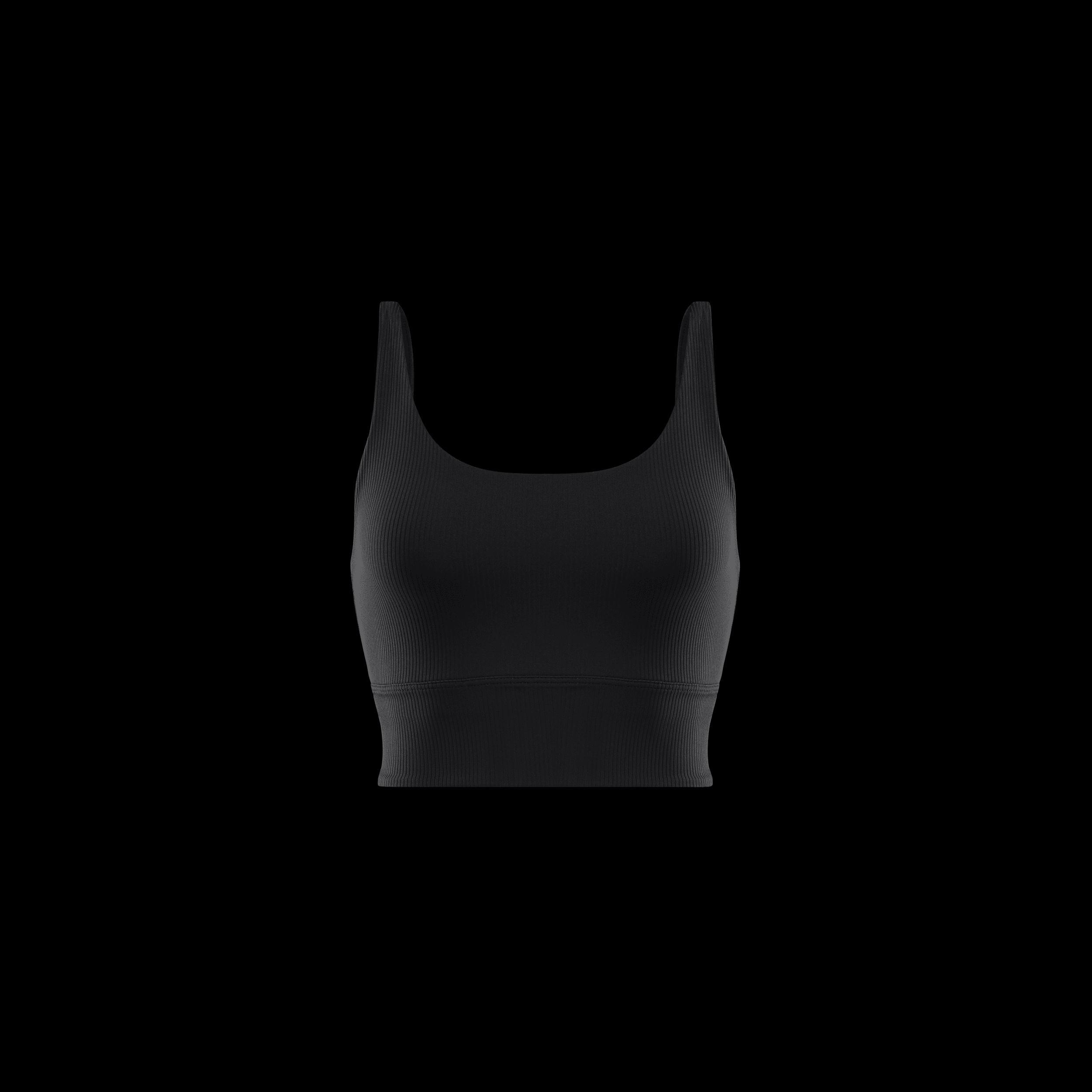 Nike Women's Zenvy Rib Light-Support Padded Longline Sports Bra Product Image