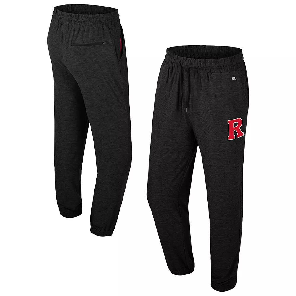 Men's Colosseum Black Rutgers Scarlet Knights Revolution Jogger Pants, Size: 2XL Product Image