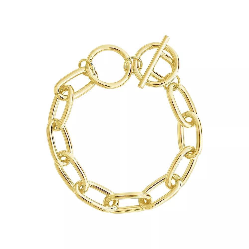 MC Collective Linked Toggle Bracelet, Womens, Silver Tone Product Image