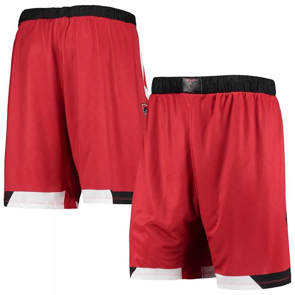 Men's Under Armour Red Texas Tech Red Raiders Team Replica Basketball Shorts, Size: 2XL Product Image