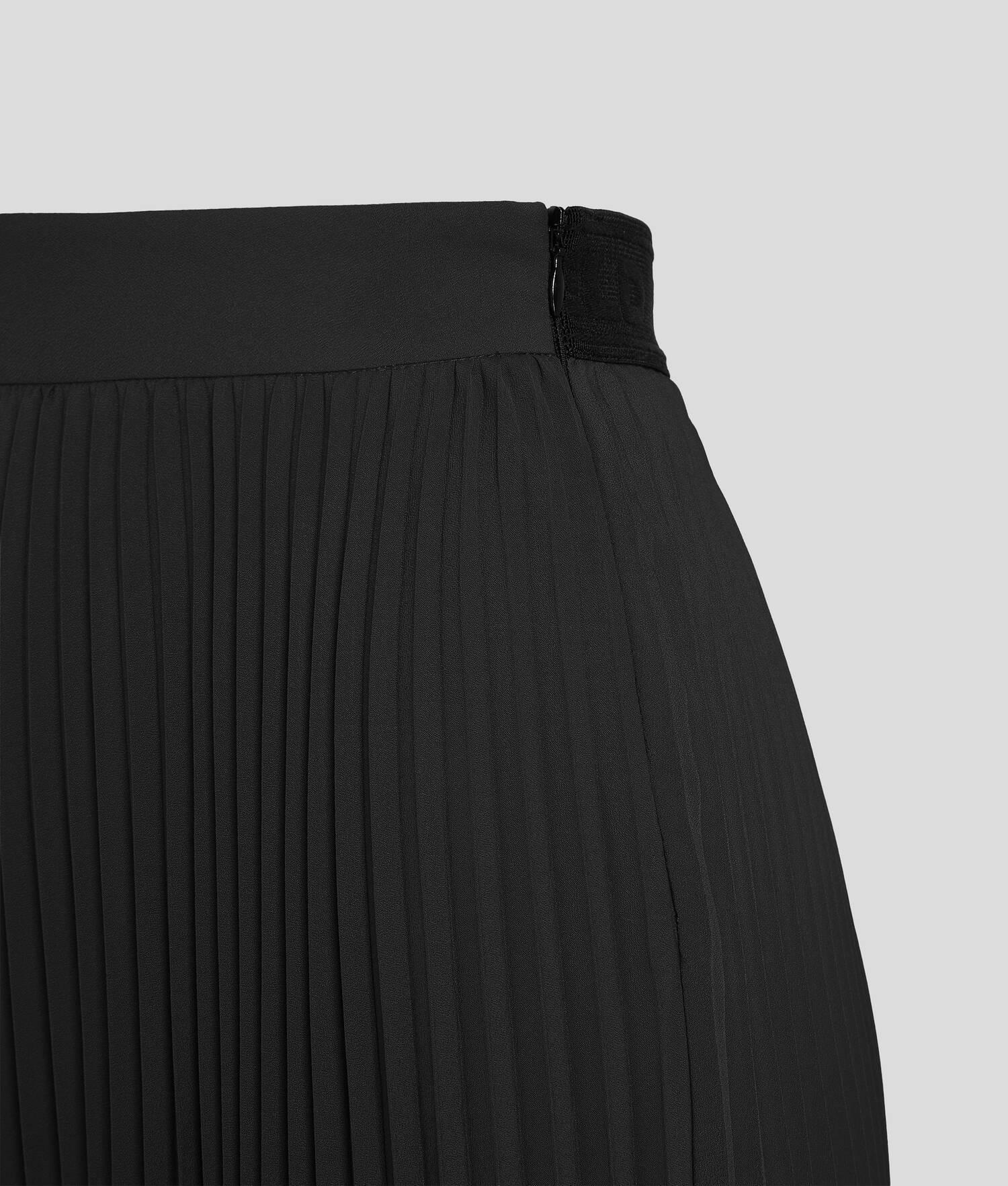 KL MONOGRAM PLEATED MIDI SKIRT Product Image