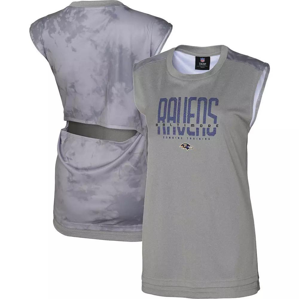 Women's Gray Cincinnati Bengals No Sweat Tank Top, Size: Medium, Grey Product Image