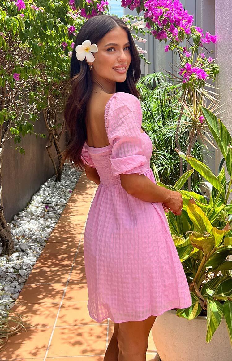 Rubi Pink Babydoll Mini Dress Product Image