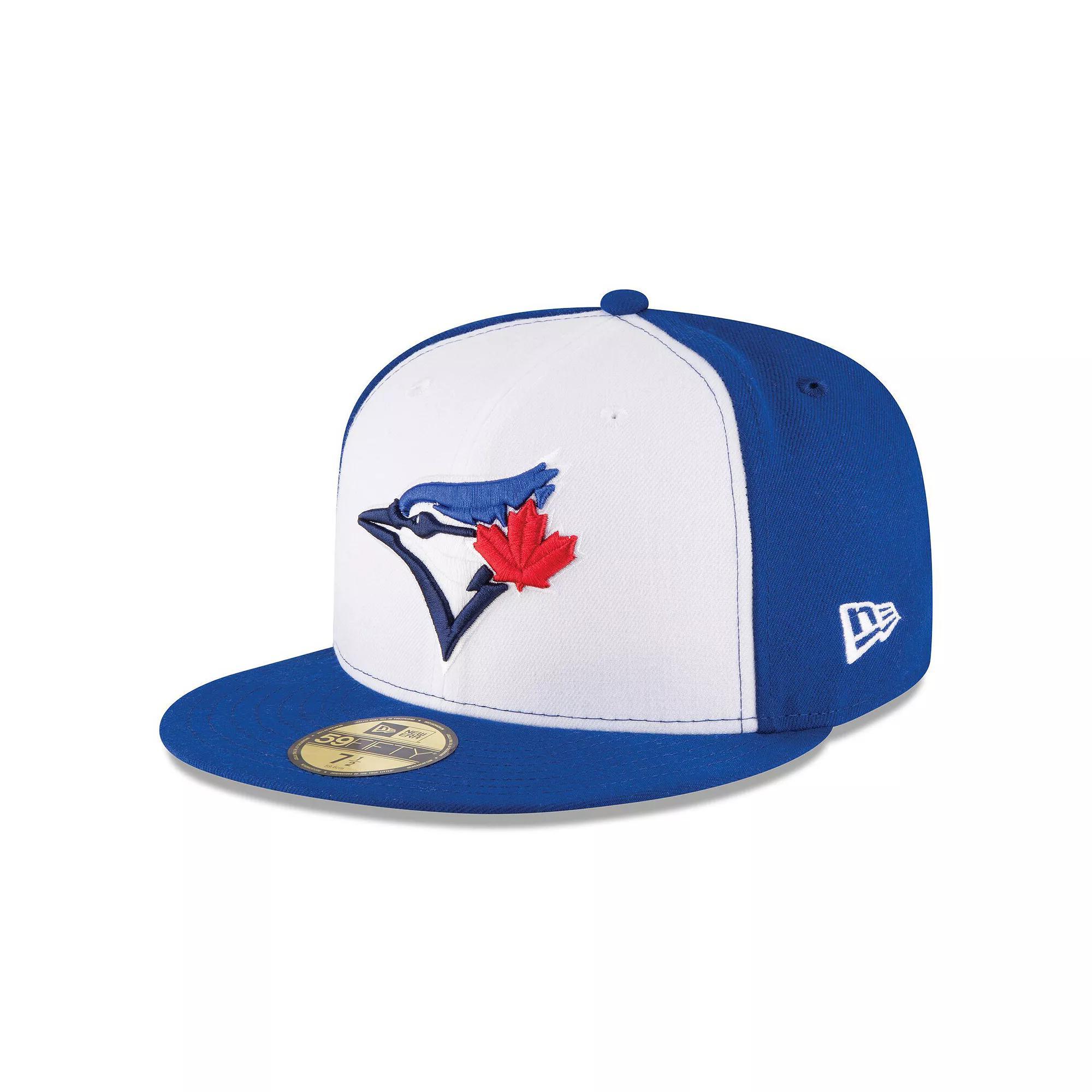 Men's New Era White/Royal Toronto Blue Jays 2017 Authentic Collection On-Field 59FIFTY Fitted Hat, Size: 7 5/8, Jay White Product Image