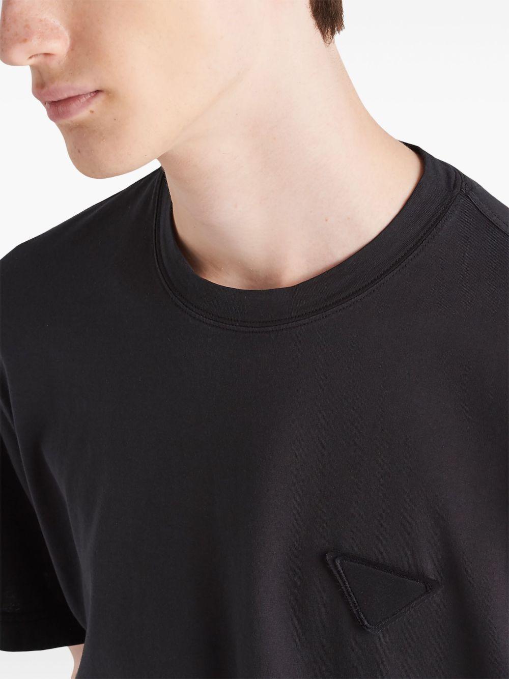 logo-patch cotton T-shirt Product Image