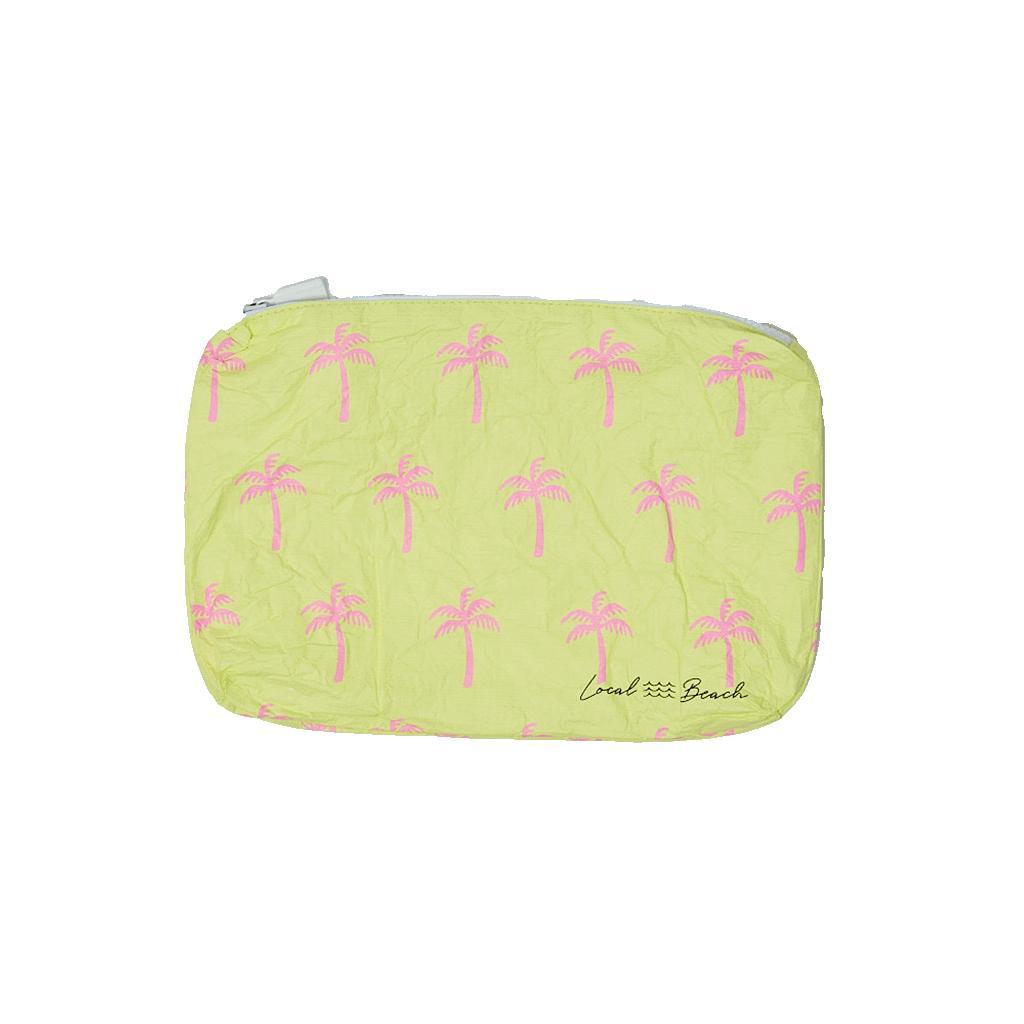 Neon Palms Water Resistant Tyvek Printed Pouch Product Image