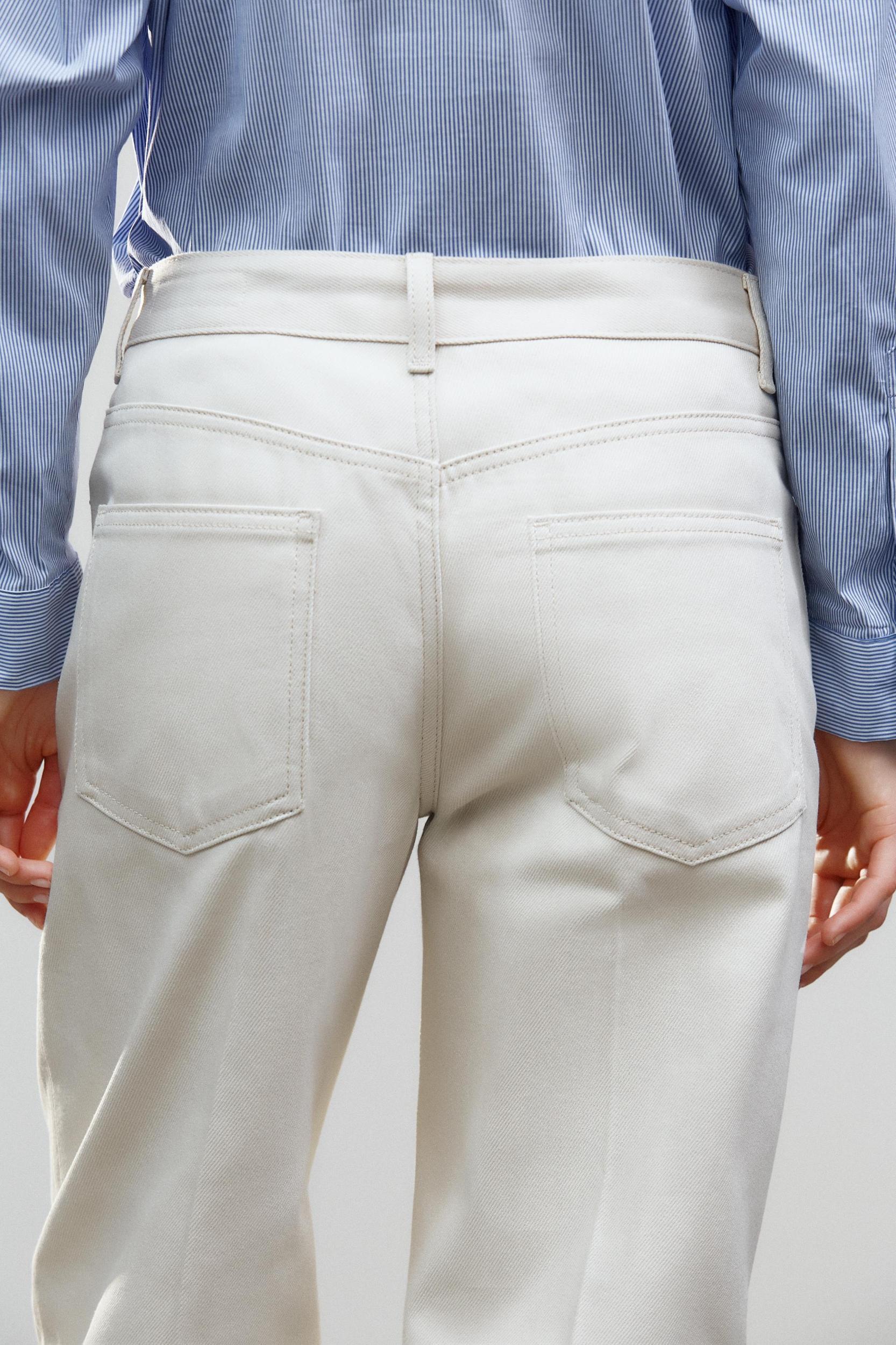 MID WAIST TAPERED JEANS ZW COLLECTION Product Image