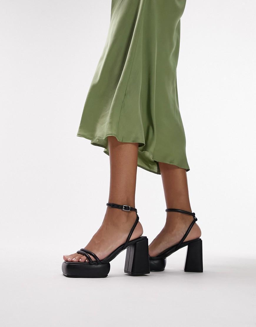Topshop Wide fit Sami high heeled mule Product Image