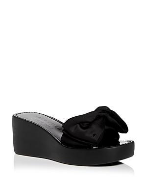kate spade new york Bikini Bow Detail Platform Wedge Sandals Product Image