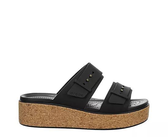 Crocs Brooklyn Cork Buckle Platform Sandals Product Image