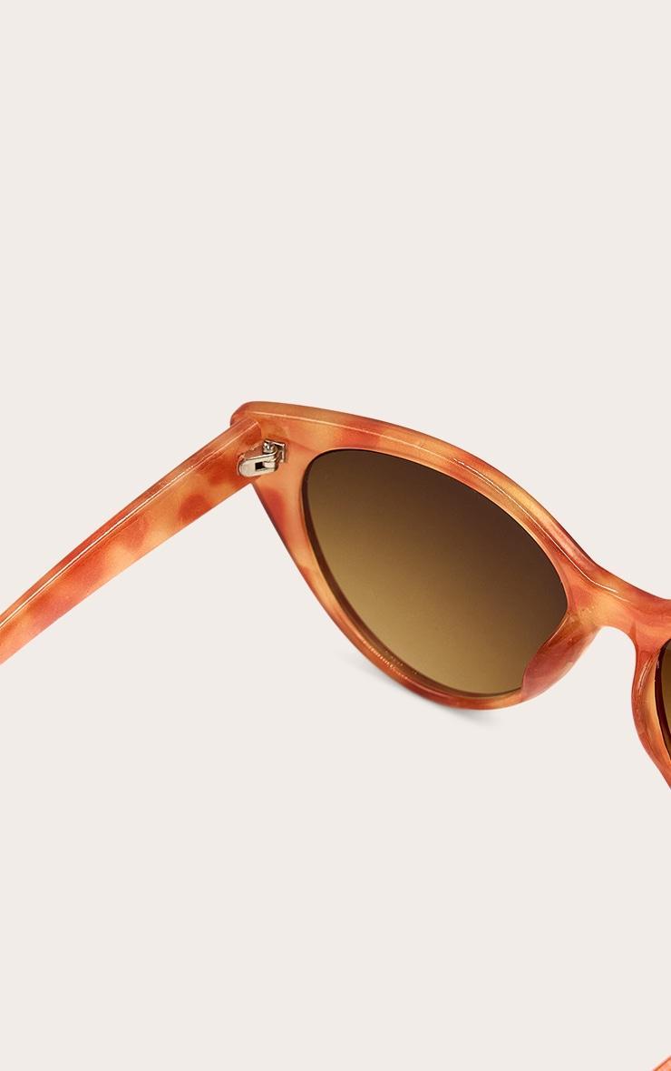 Honey Tortoiseshell Severe Cat Eye Sunglasses Product Image