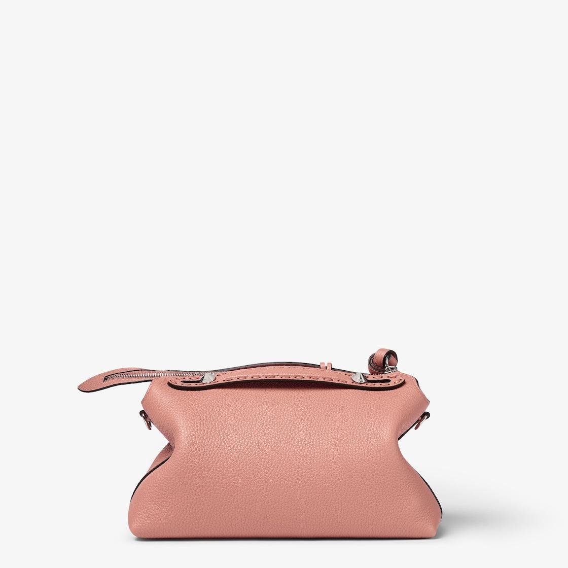 By The Way Selleria MediumPowder pink Selleria bag with 192 hand-sewn topstitches Product Image