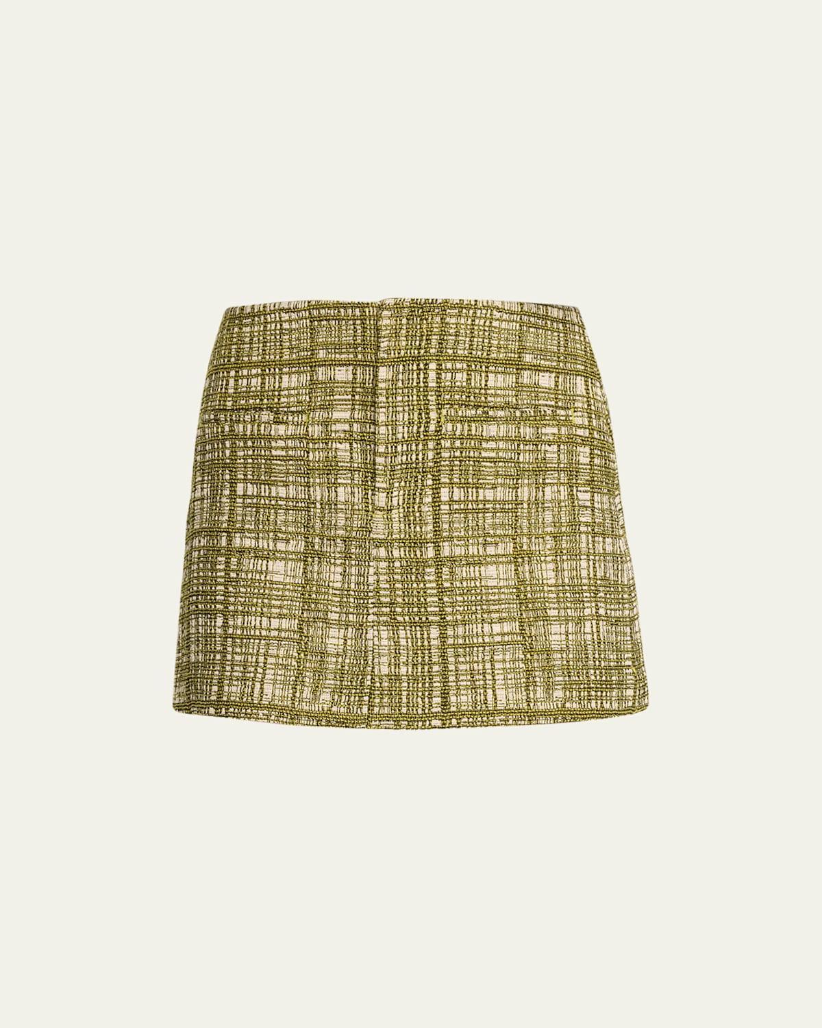 Womens Ultra Tweed A-Line Miniskirt Product Image