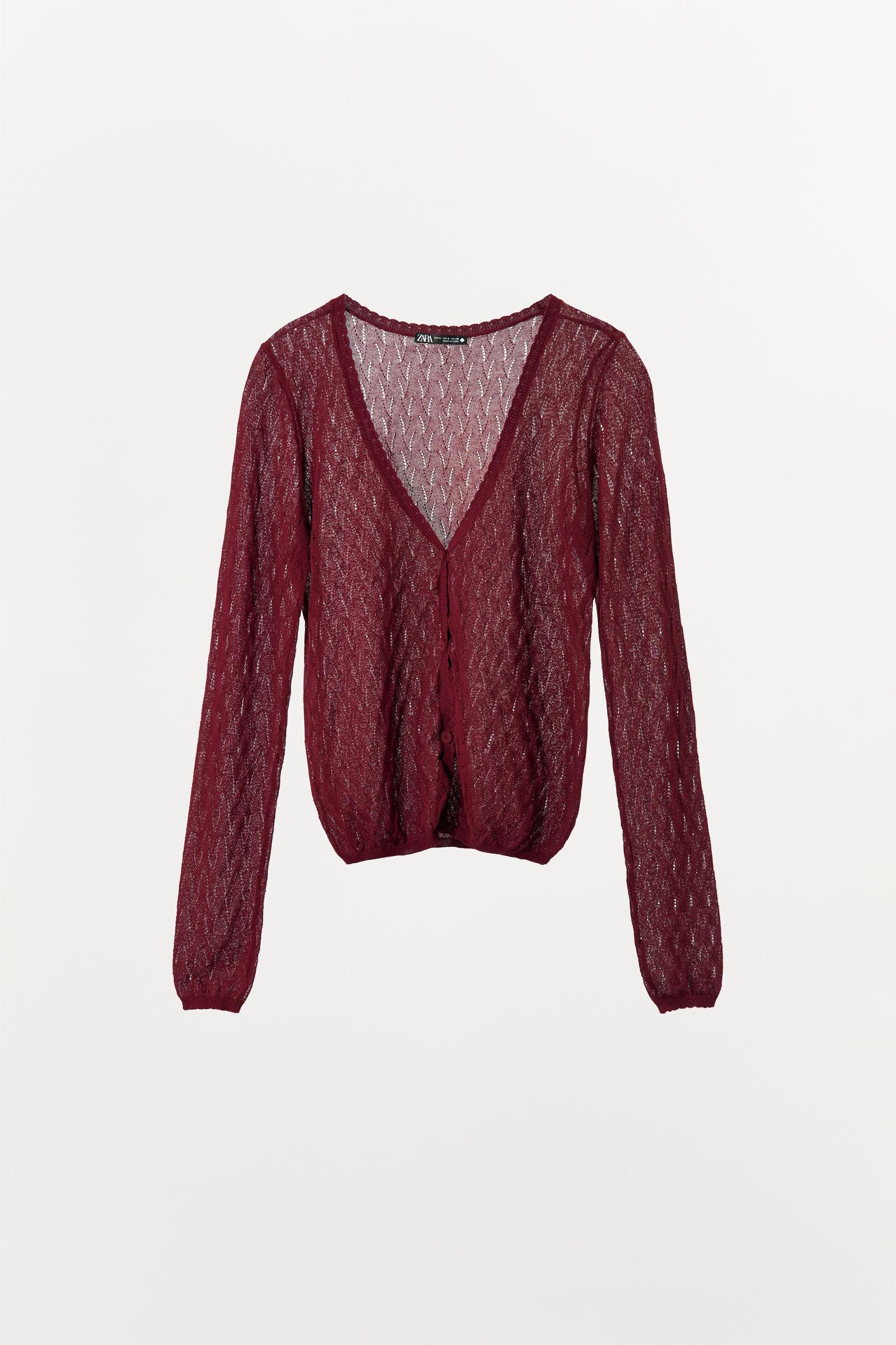 POINTELLE KNIT JACKET Product Image