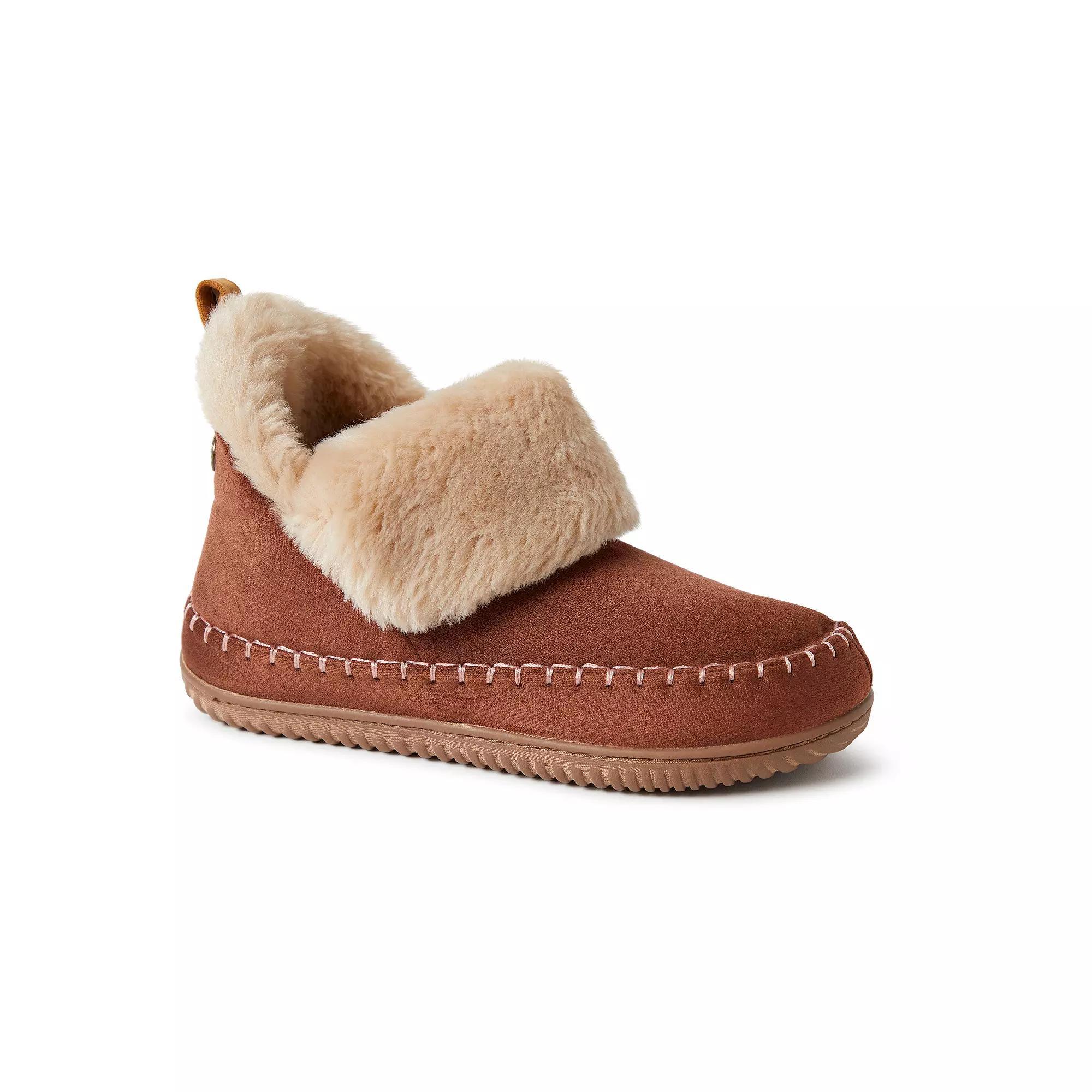 Alpine by Dearfoams Moritz Women's Bootie Slippers, Size: 9, Potting Soil Product Image