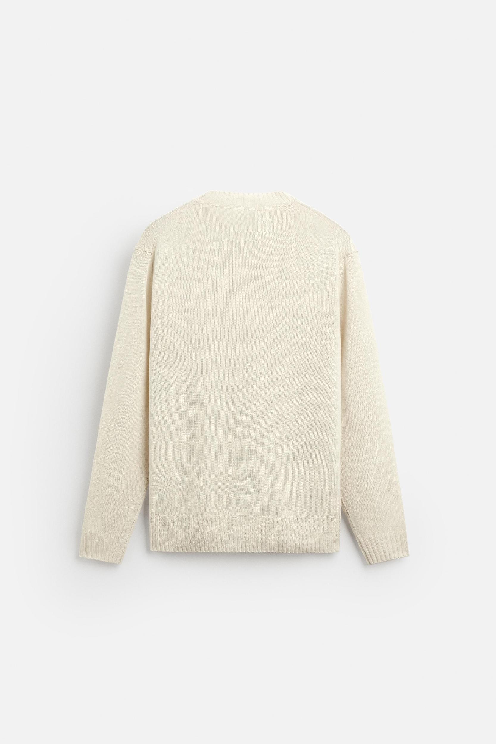 100% LINEN SWEATER Product Image