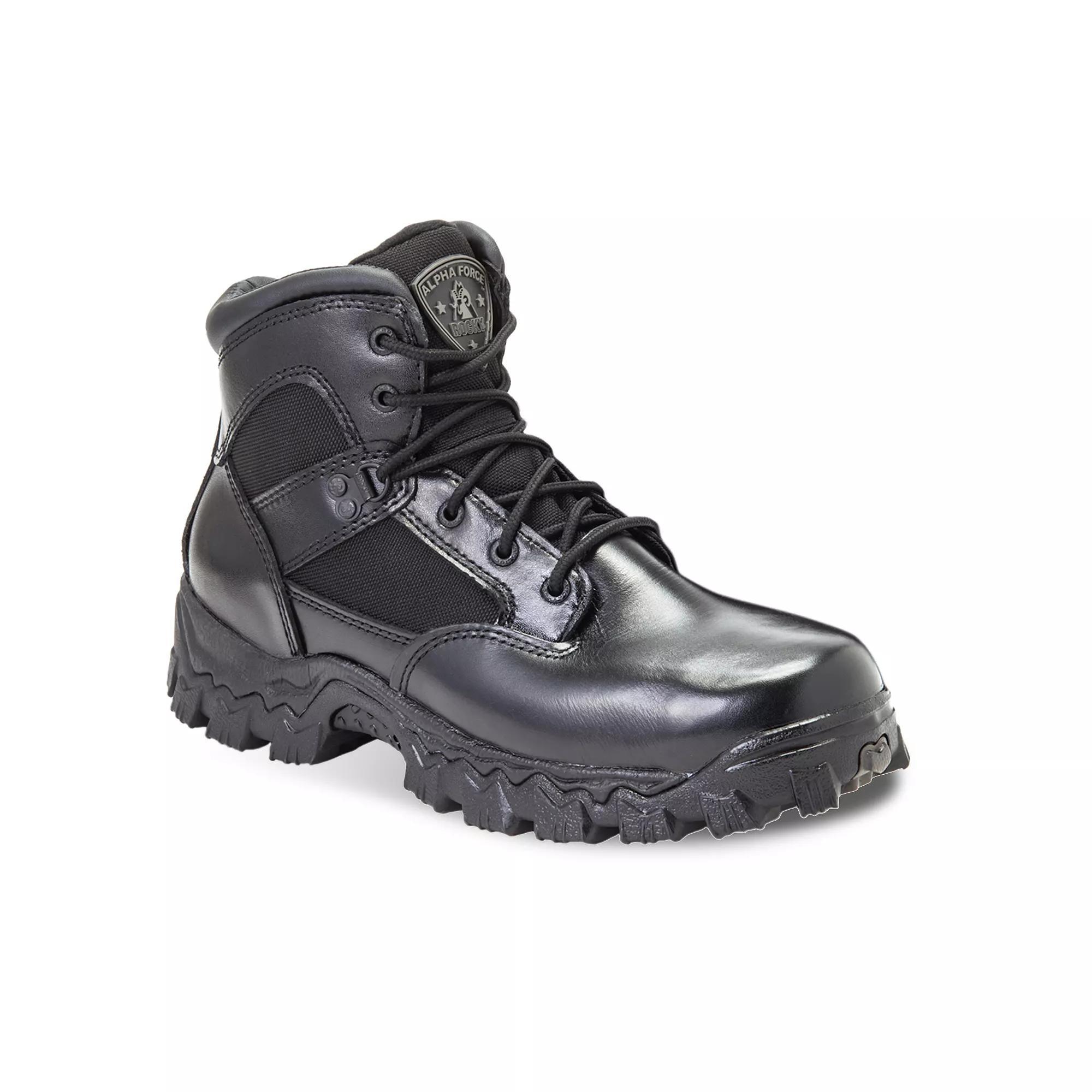Rocky AlphaForce Mens 6-in. Waterproof Duty Boots Product Image