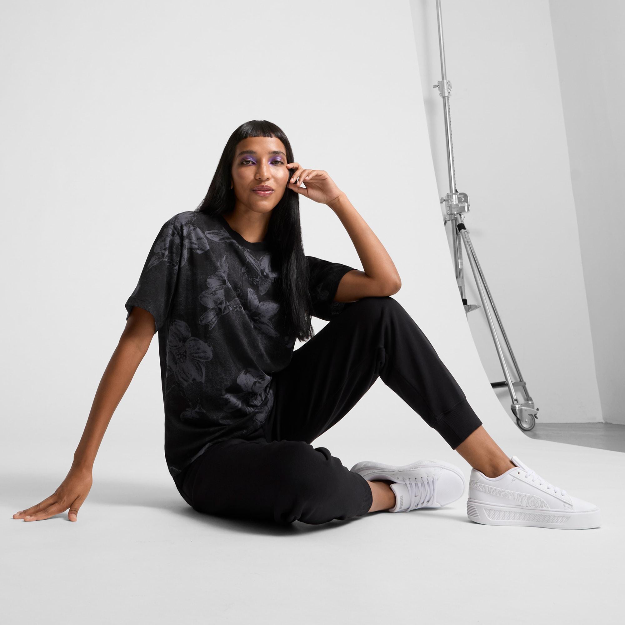 ESS+ Floral AOP Women's Tee Product Image