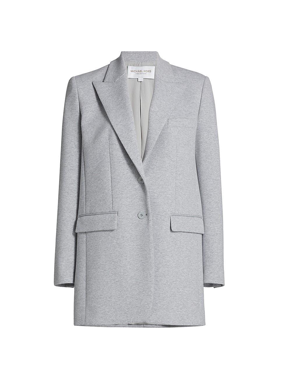 Womens Cotton Jersey Boyfriend Blazer Product Image