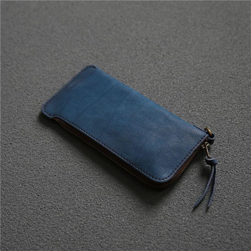 Genuine Leather Long Wallet Product Image