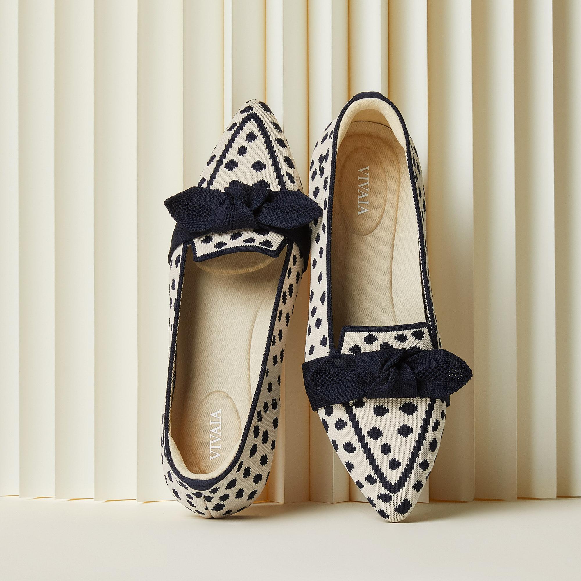 Pointed-Toe Bow Loafers (Michelle 2.0) Product Image
