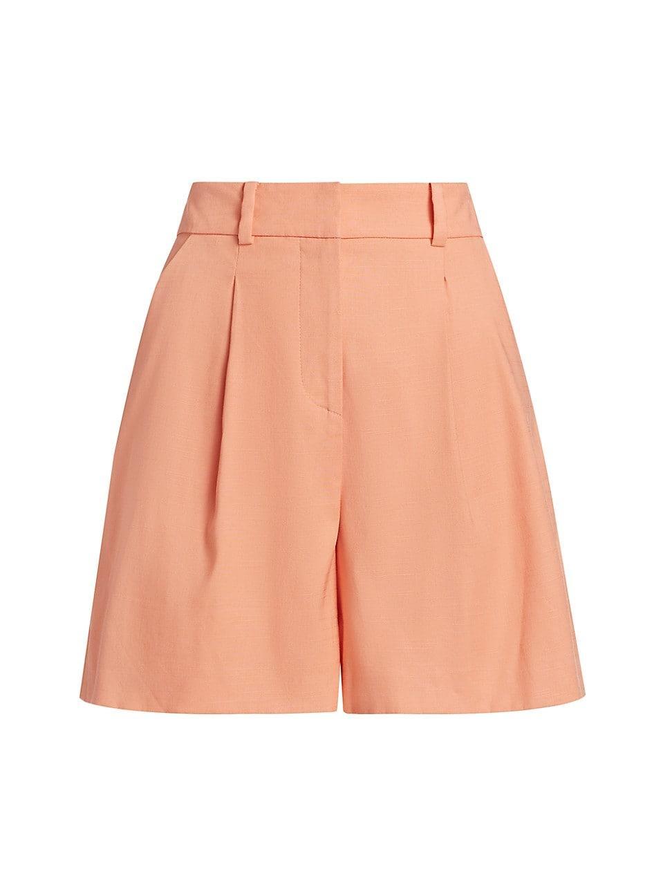 Womens Noemi Stretch Linen Shorts Product Image