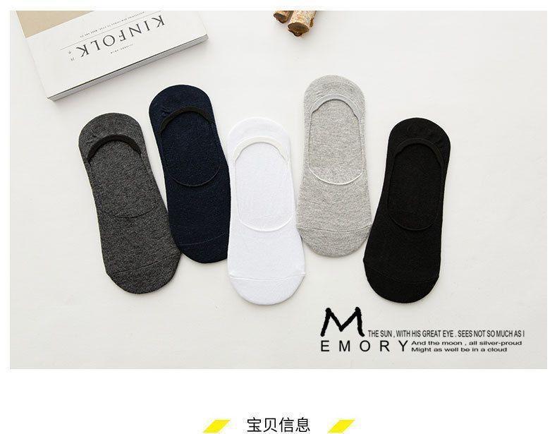 Plain No-Show Socks Product Image