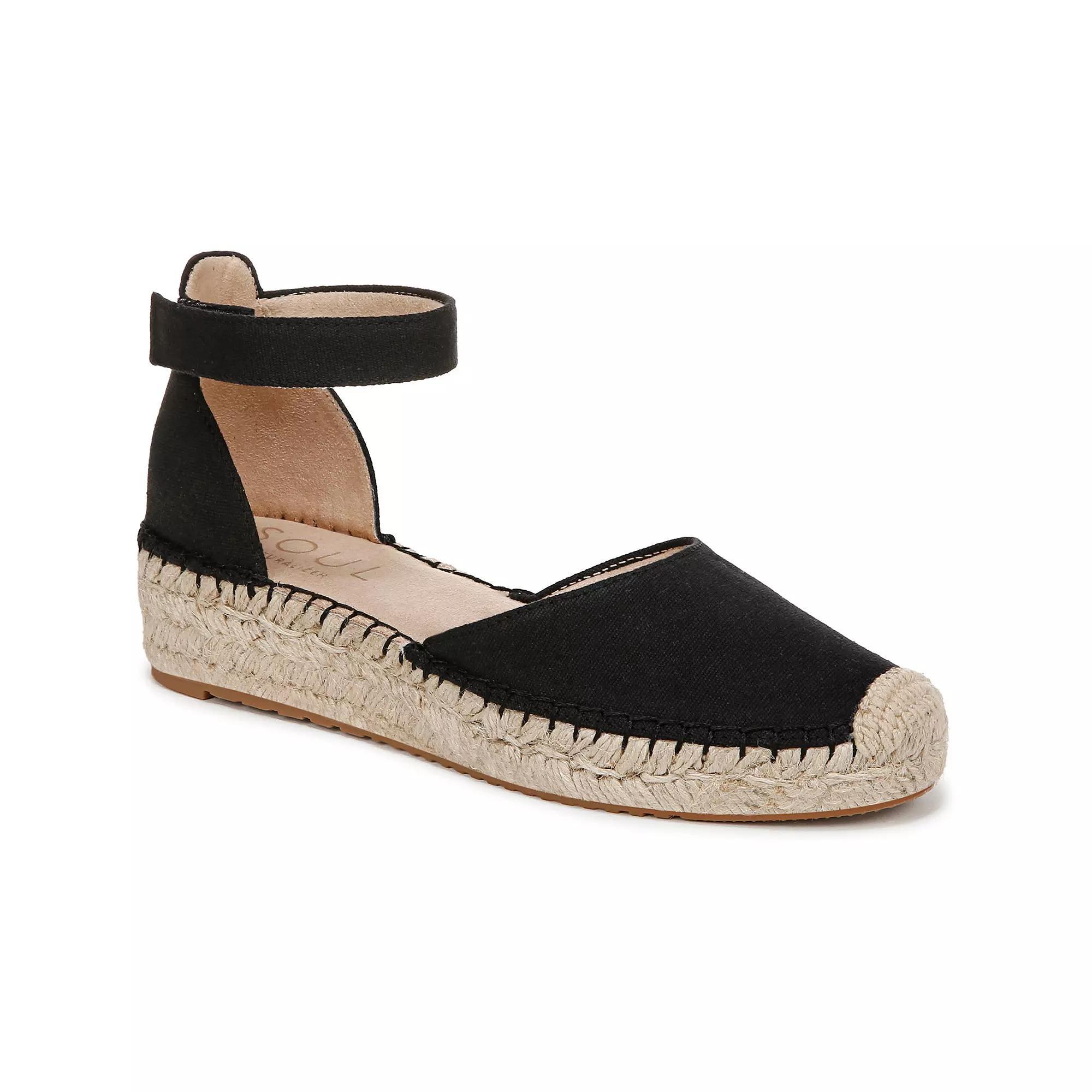 SOUL Naturalizer Wren Women's Espadrille Sandals, Size: 11, Black Light Blue Product Image
