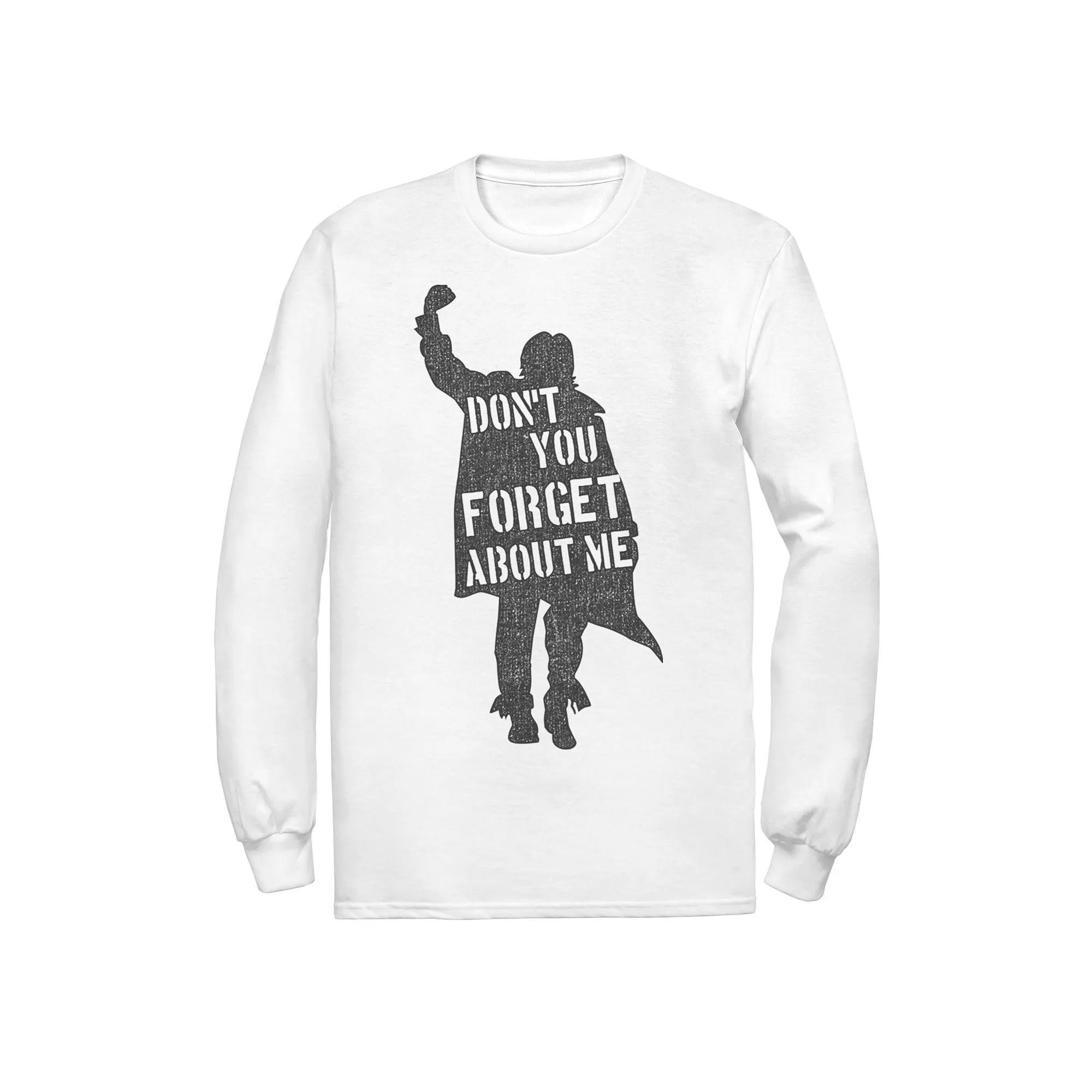 Men's Breakfast Club "Don't You Forget About Me" Silhouette Tee, Size: XL, White Product Image