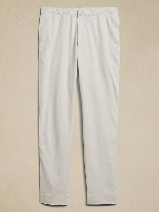 Italian Linen-Cotton Pull-On Pant Product Image
