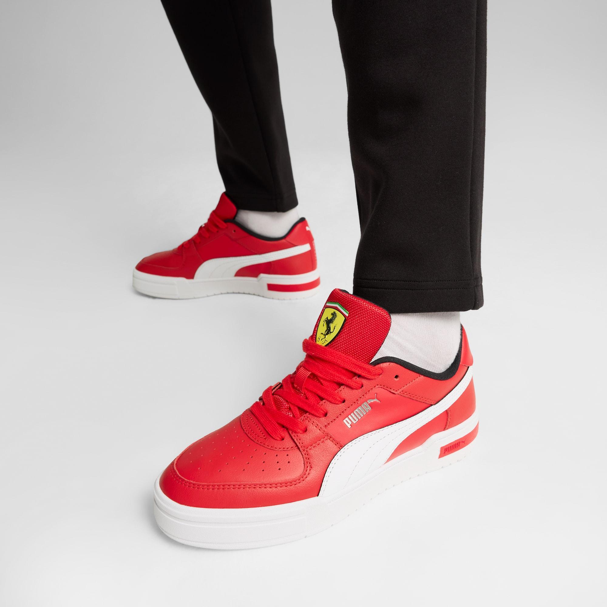 PUMA Scuderia Ferrari CA Pro Men's Sneakers in Frosted Dew/White Product Image