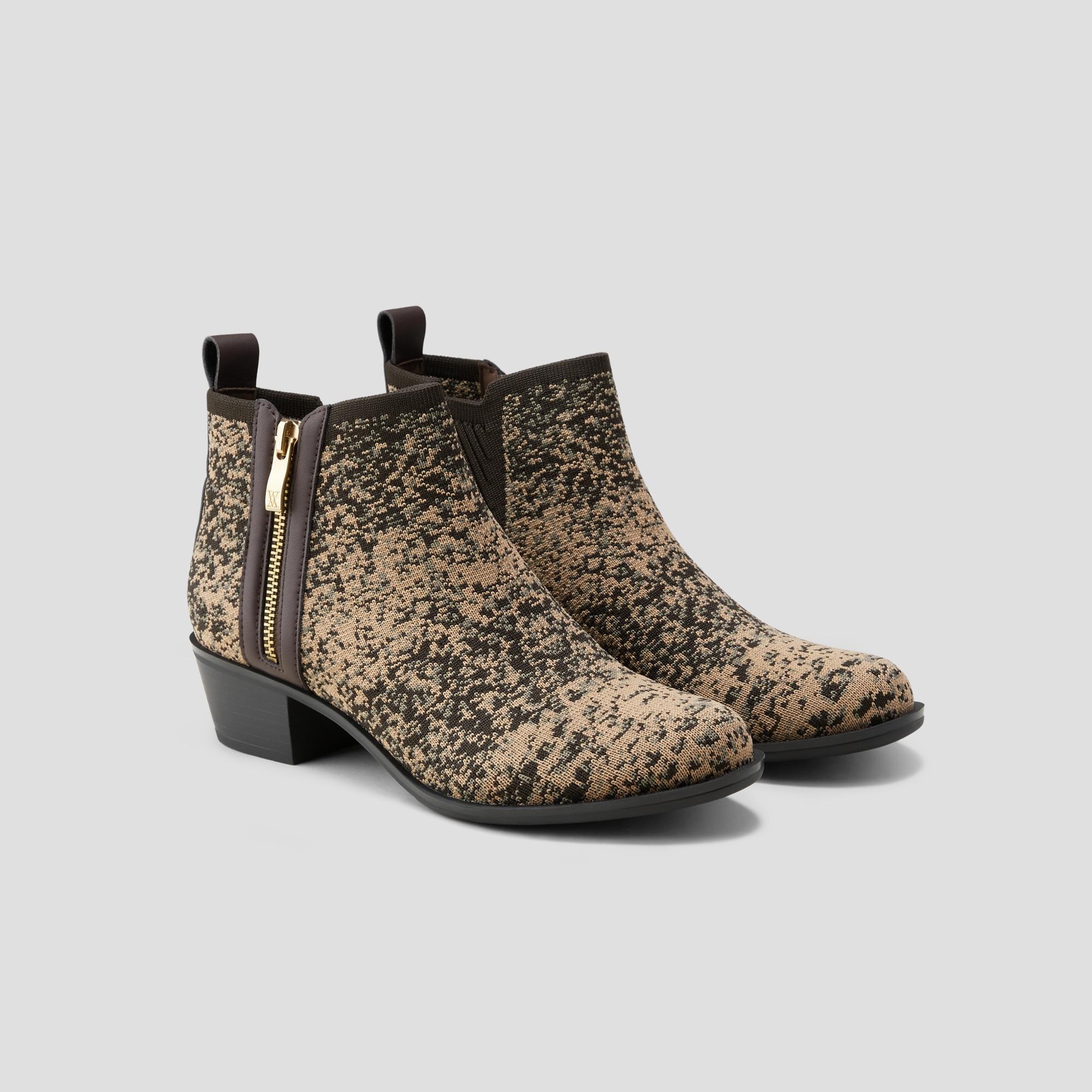 Zip Up Western Ankle Boots (Taylor) Product Image