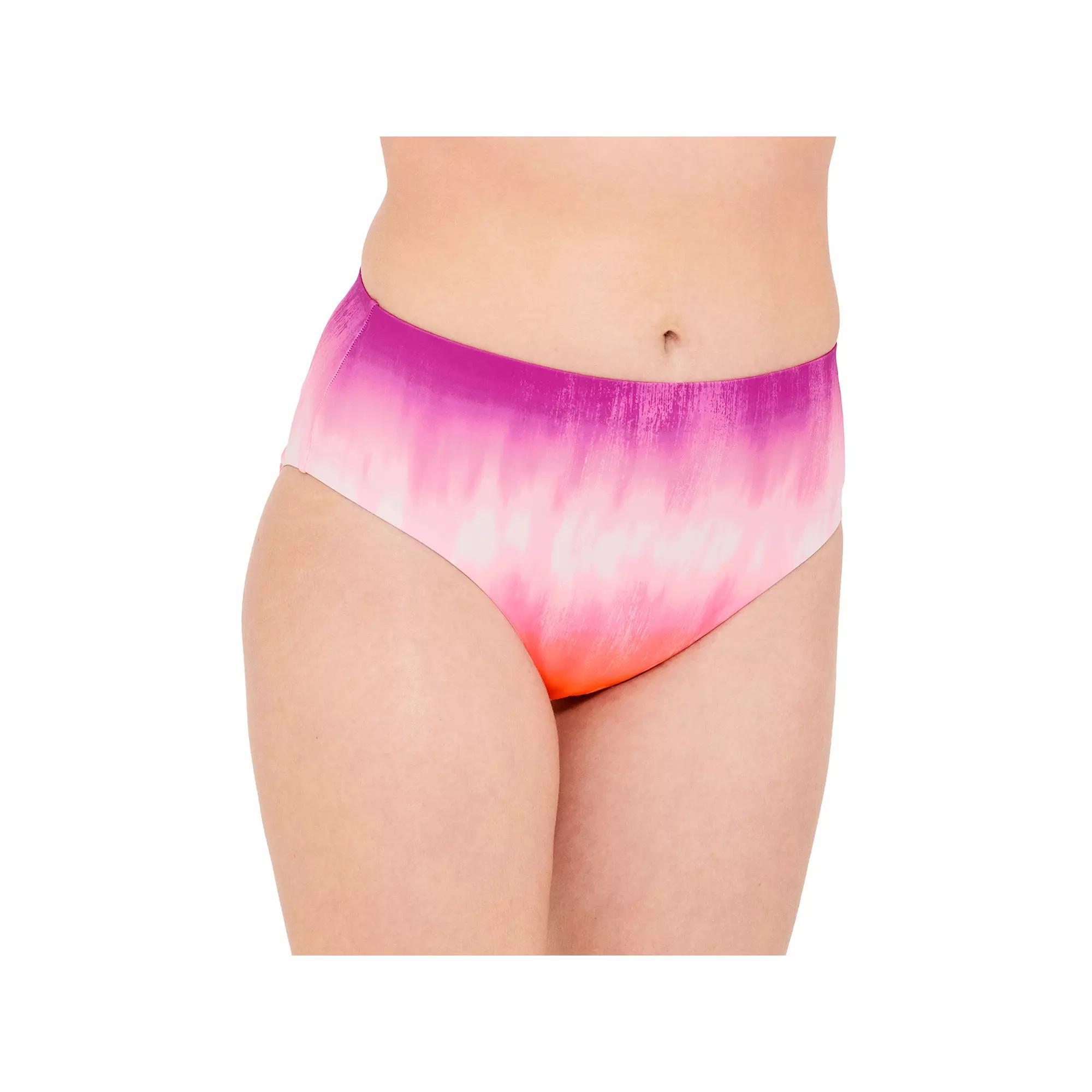 Women's Freshwater Compression High-Rise Hipster Swim Bottoms, Size: XL, Sunrisa Tie Dye Product Image