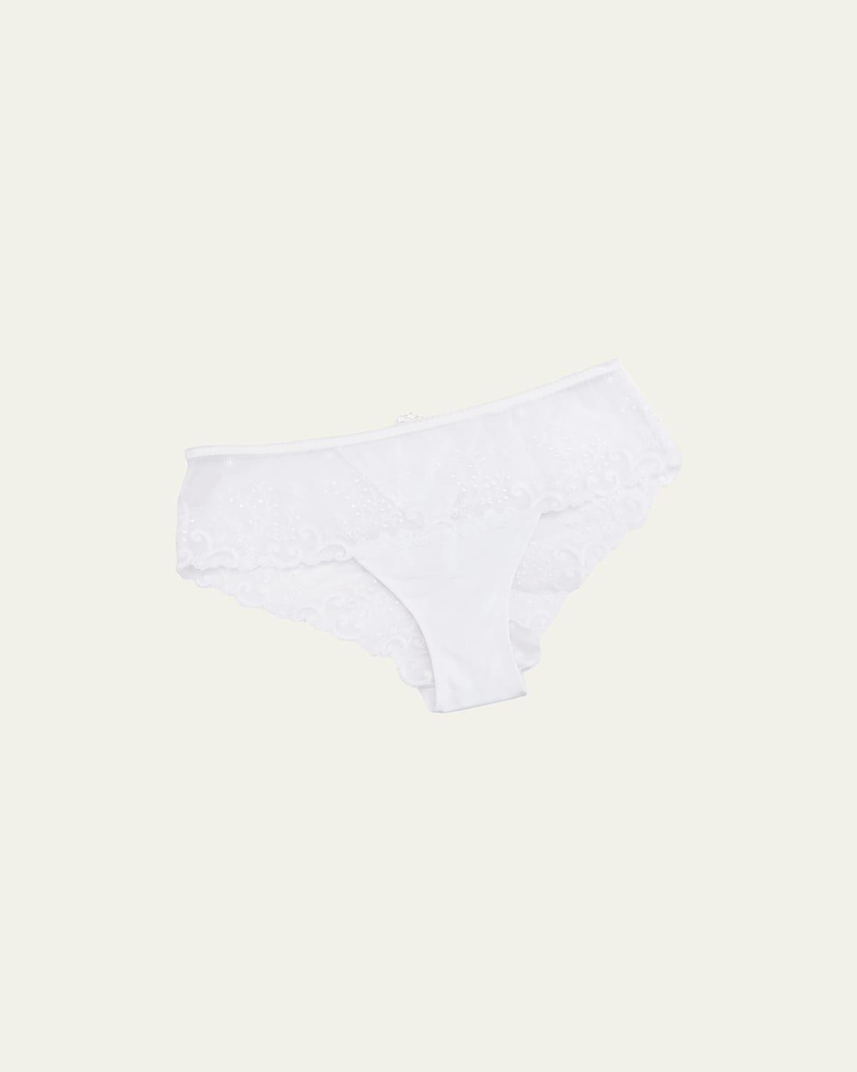 Delice Floral-Embroidered Boyshorts Product Image