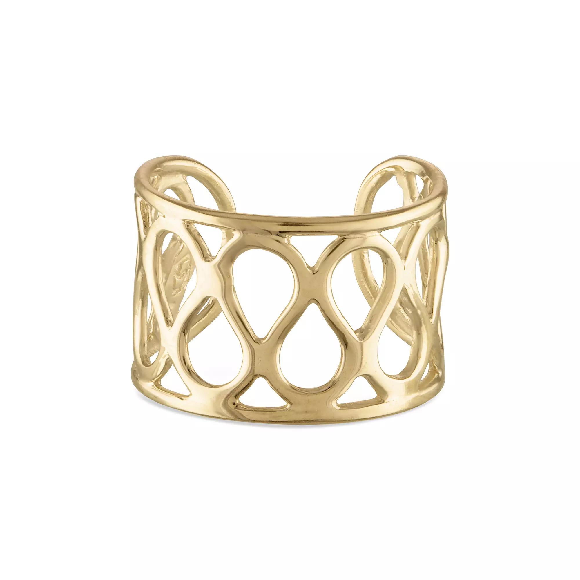 Amella Jewels 10k Gold Infinity Ear Cuff, Women's, Yellow Product Image