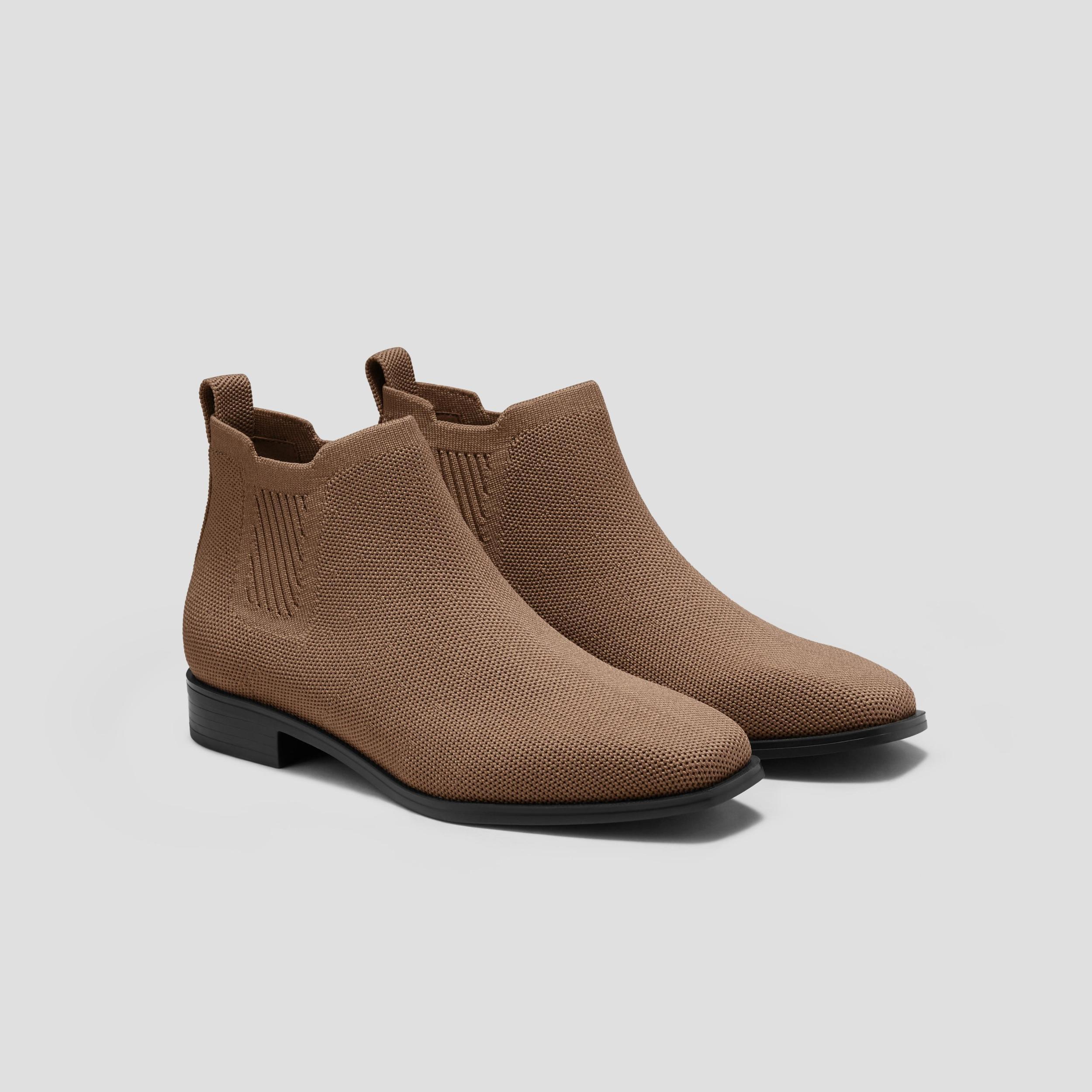 Square-Toe Water-Repellent Ankle Boots (Ryan Pro) Product Image