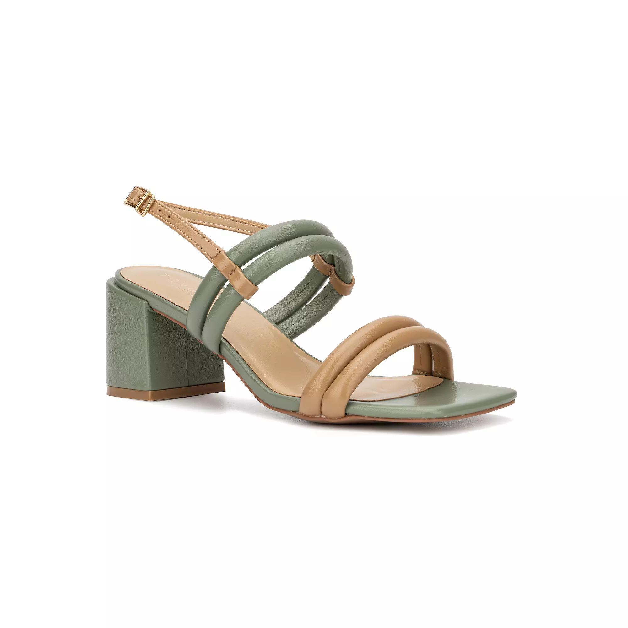 Torgeis Women's Heeled Dress Sandals, Size: 7, Green Product Image