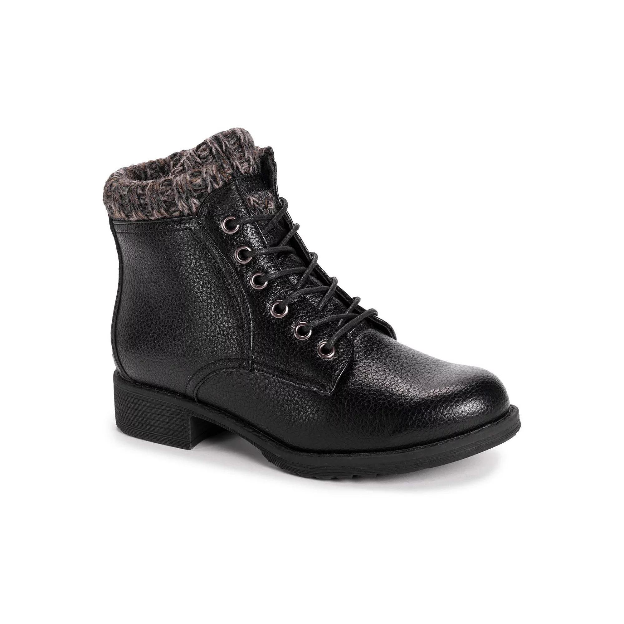MUK LUKS Hiker Alps Womens Ankle Boots Red Product Image