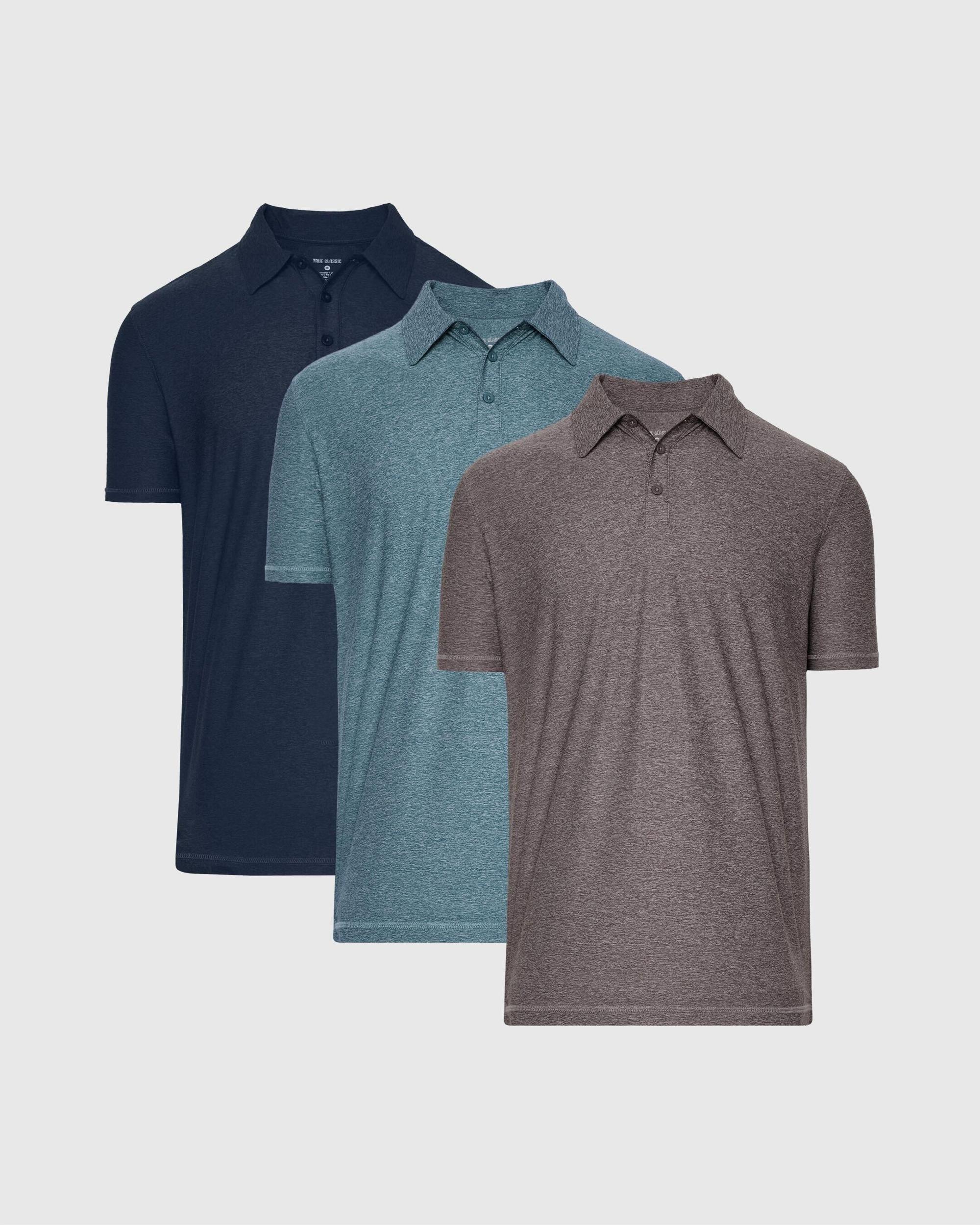 Dark Heather Cadet Active Polo 2.0 Product Image