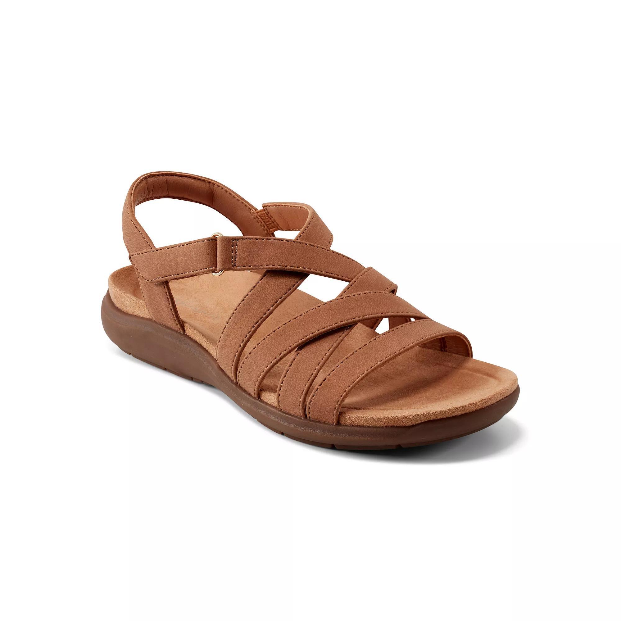 Easy Spirit Womens Whitt Strappy Adjustable Wedge Sandals Product Image