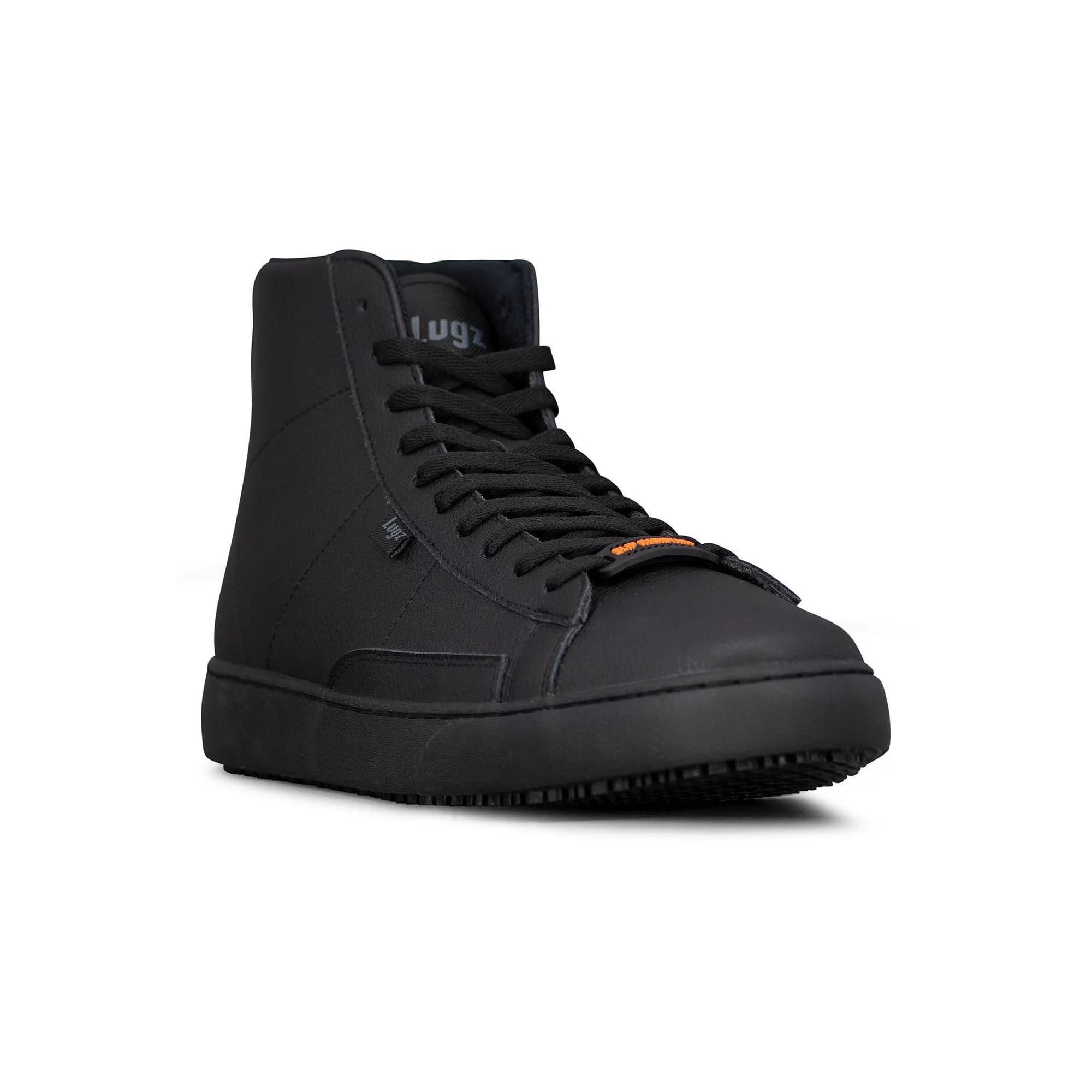 Lugz Drop Hi Men's Leather Slip-Resistant Sneakers, Size: 8, Black Product Image