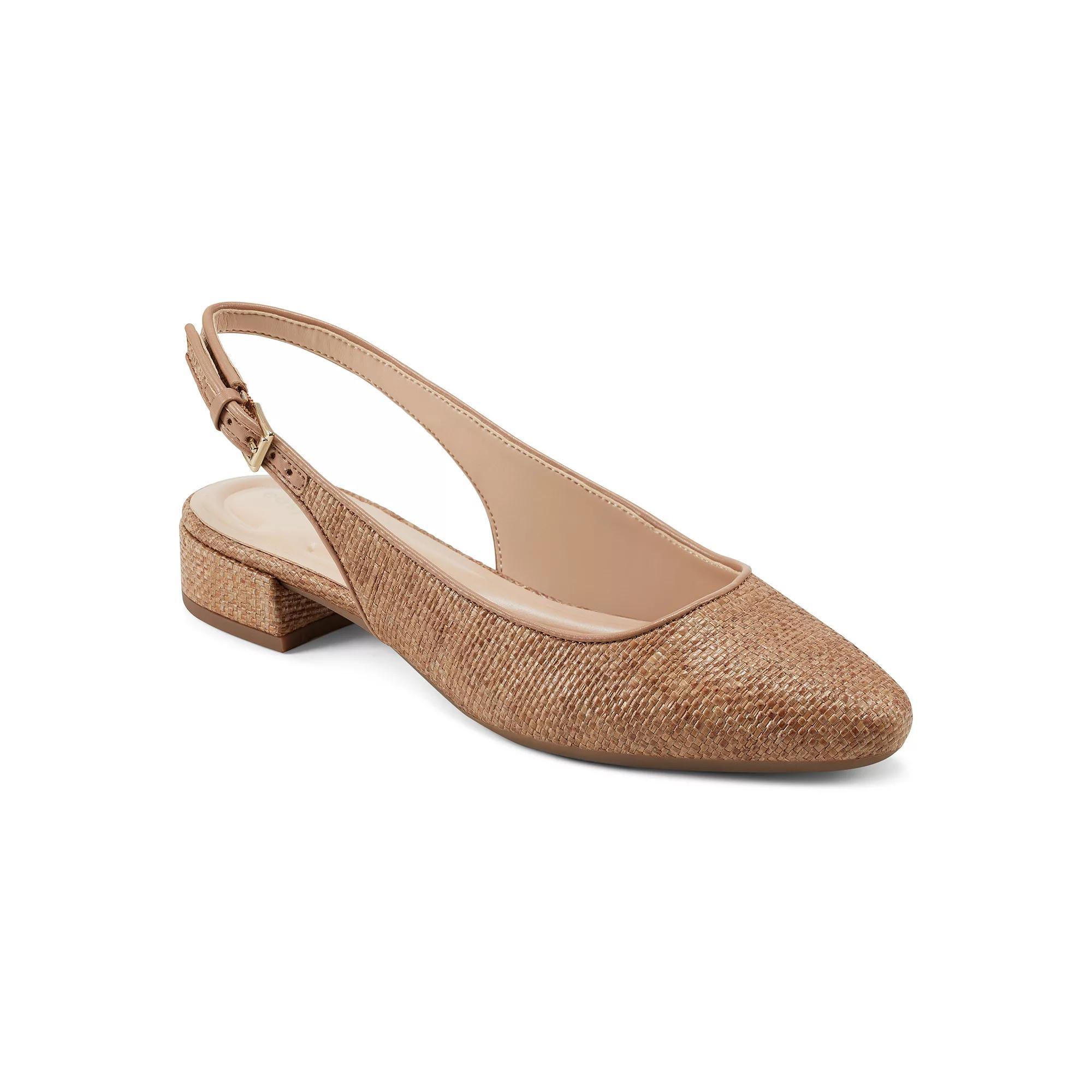 Easy Spirit Cassius Women's Slingback Pumps, Size: 5.5, Caramel Woven Product Image